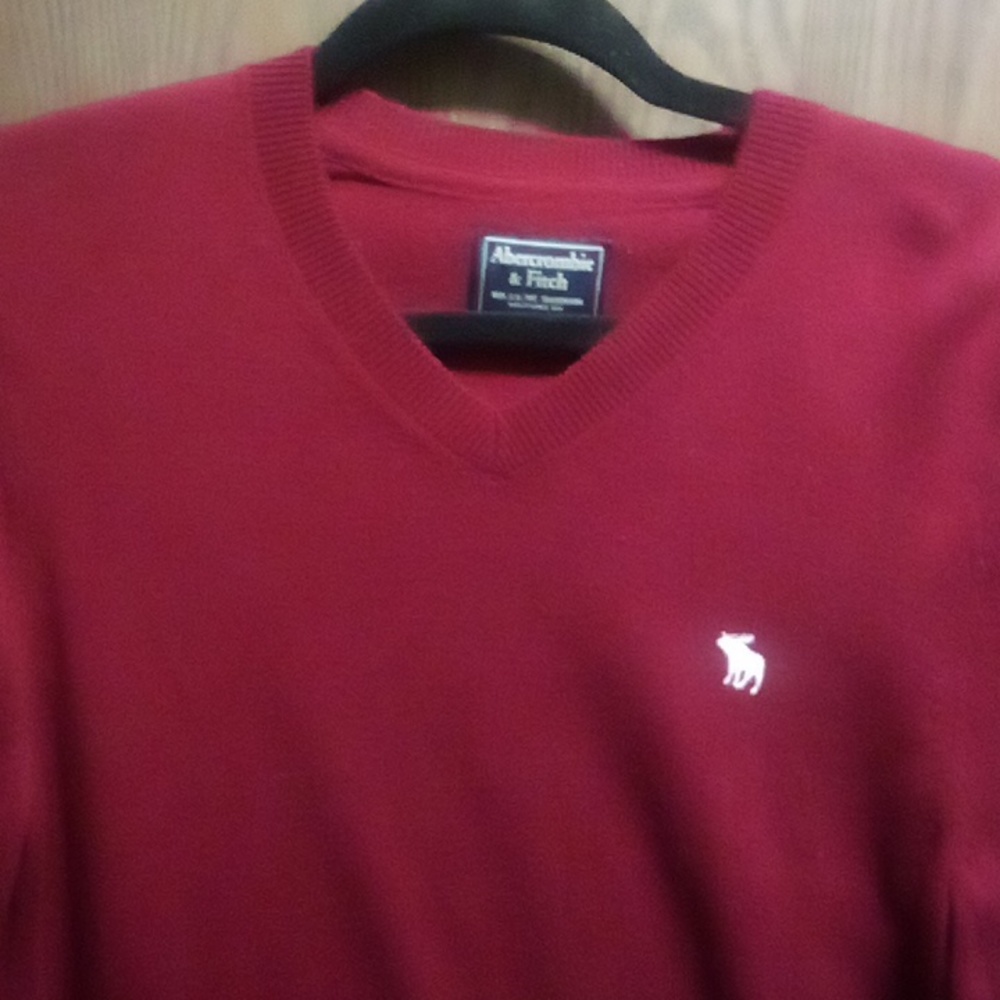 Men's Abercrombie & Fitch Merino Wool Blend Sweater - Picture 2 of 6